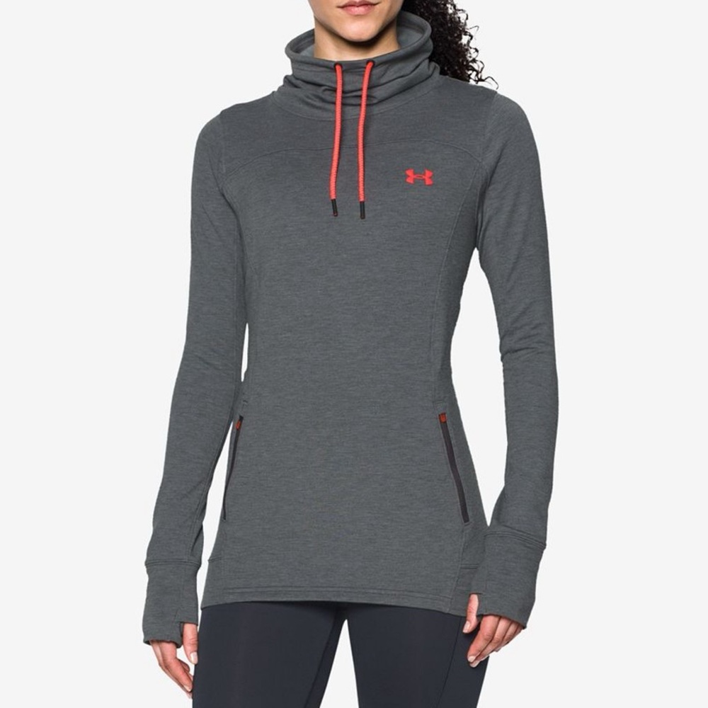 Under Armour Featherweight Fleece Sweatshirt Grey Small S